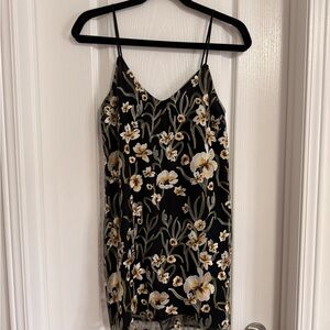 Aritzia Little Moon Black and Gold Dress